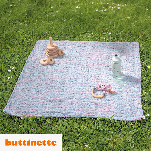 Strickanleitung – Babydecke aus Woll Butt Melia