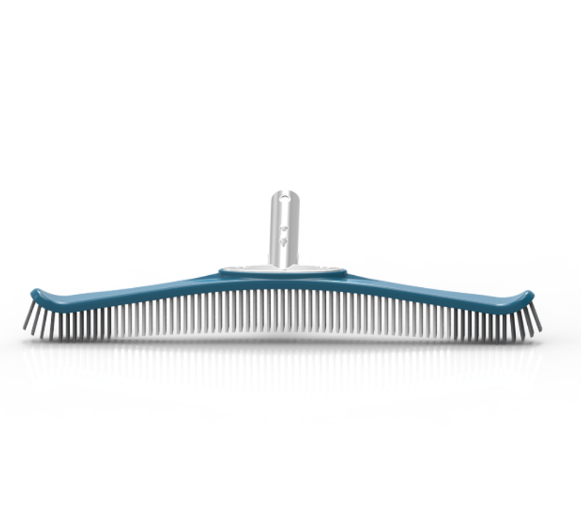 Brosse de paroi flexible Astral Pool Blue Line 50 cm avec support renforcé en aluminium