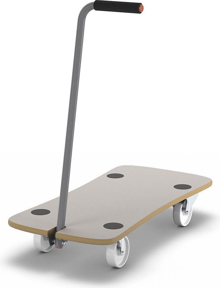 Transportroller STAR CARRIER ECO, MDF-Platte, LxB 790 x 390 mm, Tragfähigkeit 200 kg Wagner