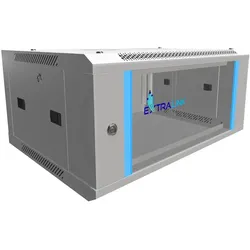 Extralink EX.8536 Rack 4U Wandmontiertes Regal (4 HE, 19 Zoll Rack), Serverschrank, Grau