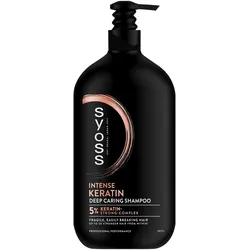 2x Syoss, Shampoo, Keratin Blue Lotos (Flüssiges Shampoo, 750 ml)