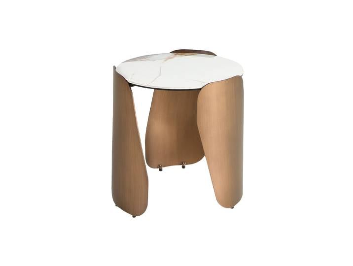Runder Keramik Design Beistelltisch „Porto“ Ø 50 cm Angel Cerdá