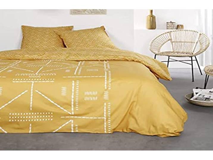 TODAY Parure de lit 2 Personnes 240X260 Coton Imprime Sunshine 7.41