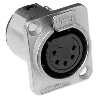 Amphenol 5 pole XLR Socket female in Type D (AC5FDZ)
