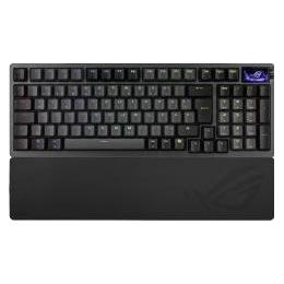 ASUS ROG Azoth 96 HE (DE, Kabelgebunden, Kabellos) (90MP040H-BKDA20)