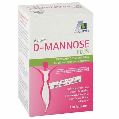 D-Mannose Plus 2000 mg Tabl.m.Vit.u.Mineralstof. 120 St Tabletten