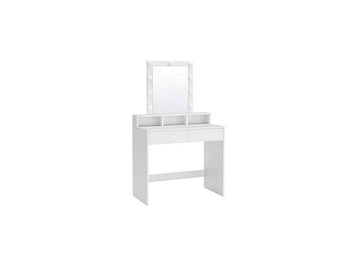 Schminktisch VASAGLE, weiss (weiß), B:80cm H:145cm T:40cm, Tische, Schminktisch