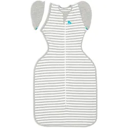 Love to Dream Übergangspucksack Swaddle UpTM 1.0 TOG, grau, M