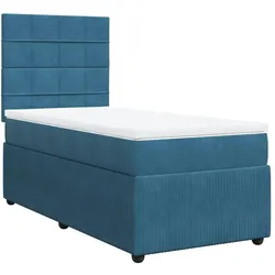 vidaXL, Boxspringbett, Erdmute (Block mit Quadraten) (90 x 200 cm)