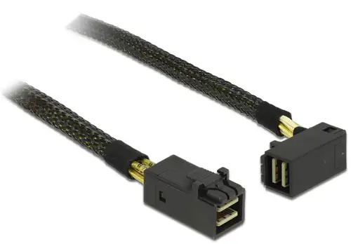 Delock Festplatten Anschlusskabel [1x Mini-SAS-Stecker (SFF-8643) - 1x Mini-SAS-Stecker (SFF-8643)] 0.5m Schwarz