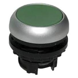 Eaton Pushbutton Flush Green Button Silver (M22-D-G)