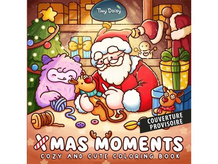 Xmas moments : coloriages cosy et mignons (BD)