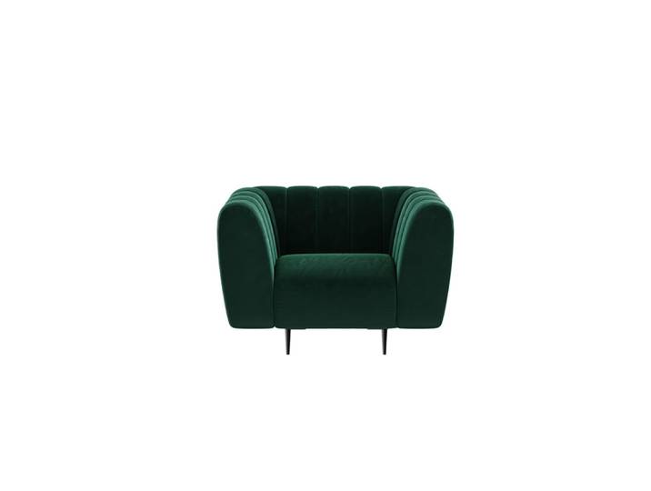Fauteuil vert profond