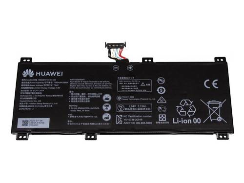 HUAWEI Notebook-Akku Akku HB6081V1ECW-22A 7.64V 7330 mAh