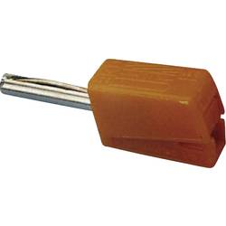 WAGO Bananenstecker Stecker, gerade Stift-Ø: 4 mm Orange 1 St. 215-211