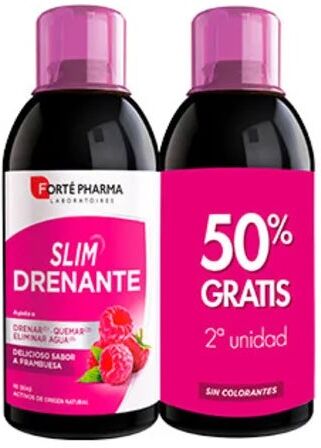 FORTE PHARMA Lote Slim Drenante Sabor Frambuesa 2X