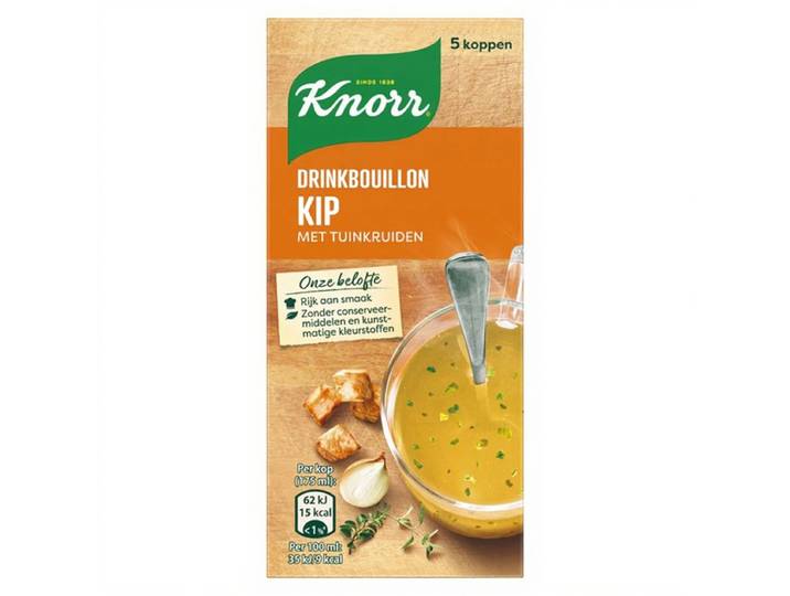 Knorr Kip Tuin Kruiden Drink Bouillon - 35 g