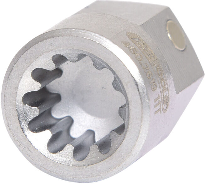 Plaquette spéciale KS Tools à dents multiples M9 avec aimant, pour selles SAF et Knorr (460.2619)