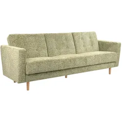 Tchibo - 3-Sitzer Schlafsofa »Janny« - 224x83x81cm - hellgrün -