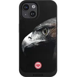 Nivocase Handyhülle für Apple iPhone 15 Hülle NIVOpure Case Schwarz Europameisterschaft Eintracht Frankfurt (Apple iPhone 15), Smartphone Hülle, Schwarz