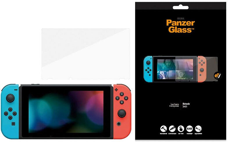 Nintendo Switch PanzerGlass Beskyttelsesglas - Gennemsigtig