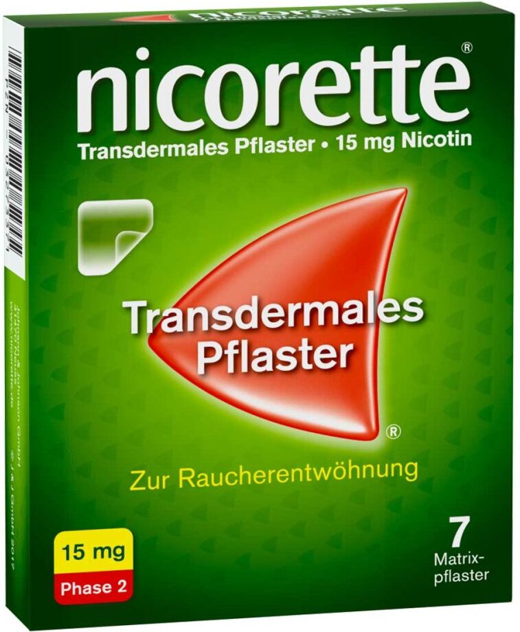nicorette® TX Pflaster mit 15 mg Nikotin
