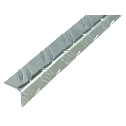 Alberts® Winkelprofil, Riffel-Prägung, Alu, versch. Maße-1 m-29,5 x 29,5 mm