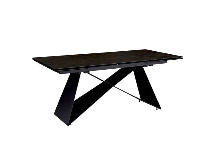 Esstisch Glas Keramik Metall 180 x 95 x 78 cm ausziehbar...