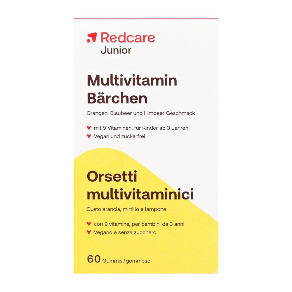 Redcare Junior Multivitamin Bärchen 60 St Kautabletten