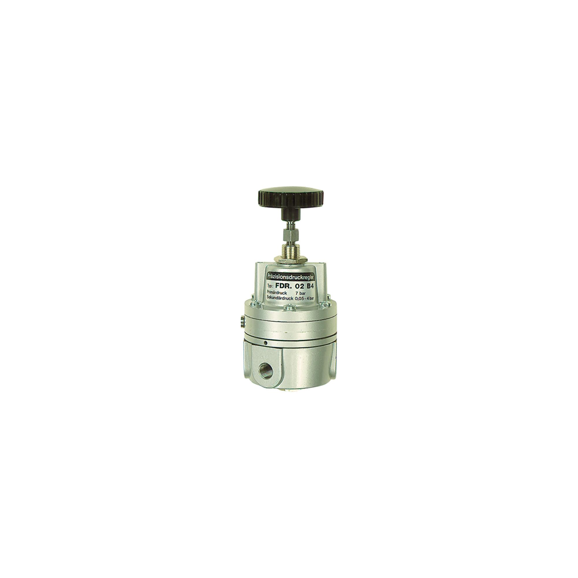 Riegler Präzisionsdruckregler ohne Mano, G 1/4, Regelbereich 0,05 - 4 bar (637.93)