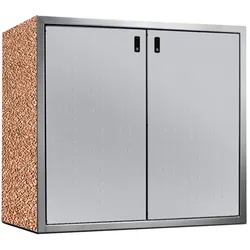 Paul Wolff Mülltonnenbox SILENT 242-Veronarot-Weißaluminium-Edelstahl