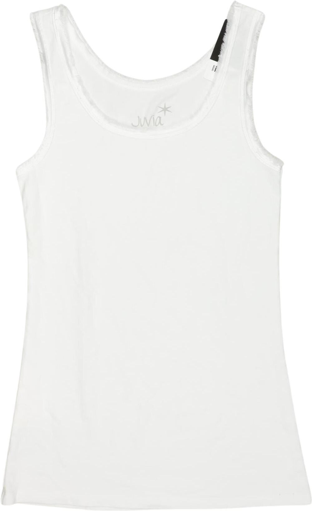 Juvia Damen Top, Weiß, Gr. XS, kein / Etikett - Second Hand