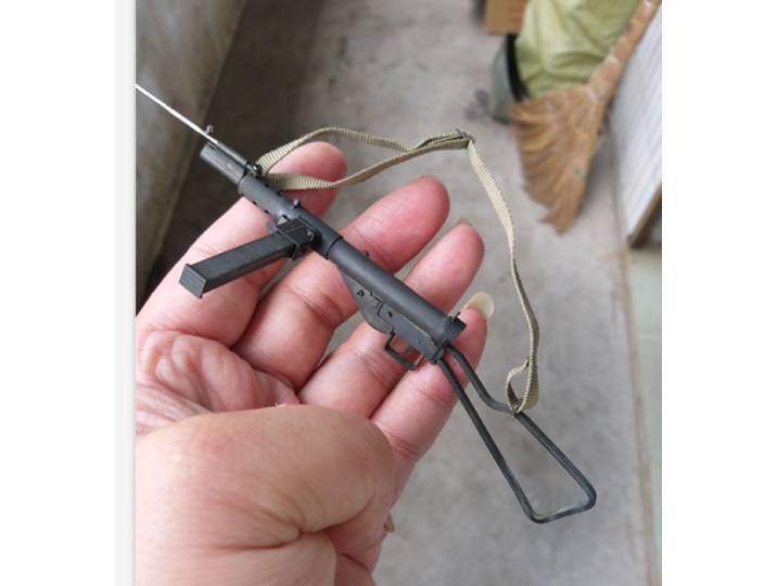 Forces spéciales de la Seconde Guerre mondiale, toutes utilisant un support en métal Sden Mark2, modèles de pistolets miniatures, cadeaux, souvenirs, collections.