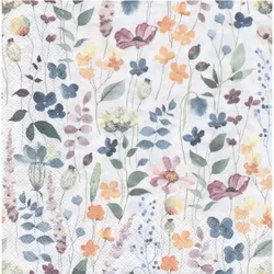 Papierservietten "Gartenblumen", 33 x 33 cm, 20 Stück