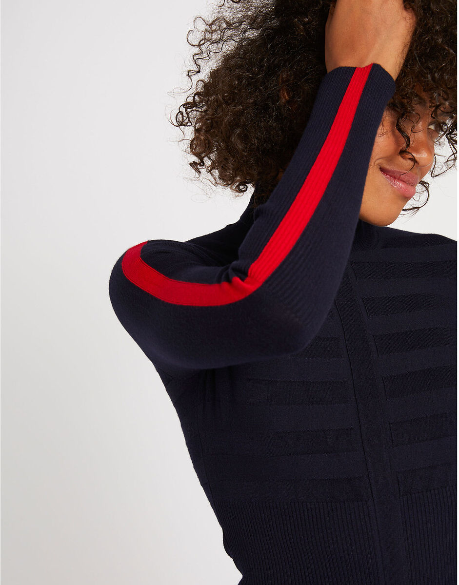 MORGAN Pull maille fine col roulé manches longues