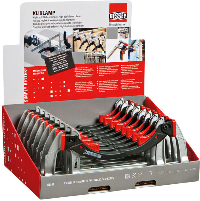 Présentoir de comptoir presse à serrage rapide haute technologie KliKlamp KLI-D Bessey (KLI-D)