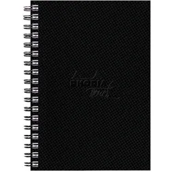 Rhodia Touch, Watercolor Book A5, Doppelspirale, feinkörniges Papier aus 100% Hadern 300g, 20 Blatt - Schwarz 116148C