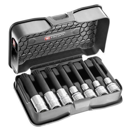 Facom Box mit Vielzahn Bit Satz lang 1/2" (SVL.J7APB)