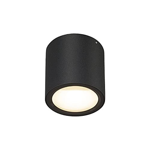 SLV Oculus dimbare led plafondspot zwart aluminium