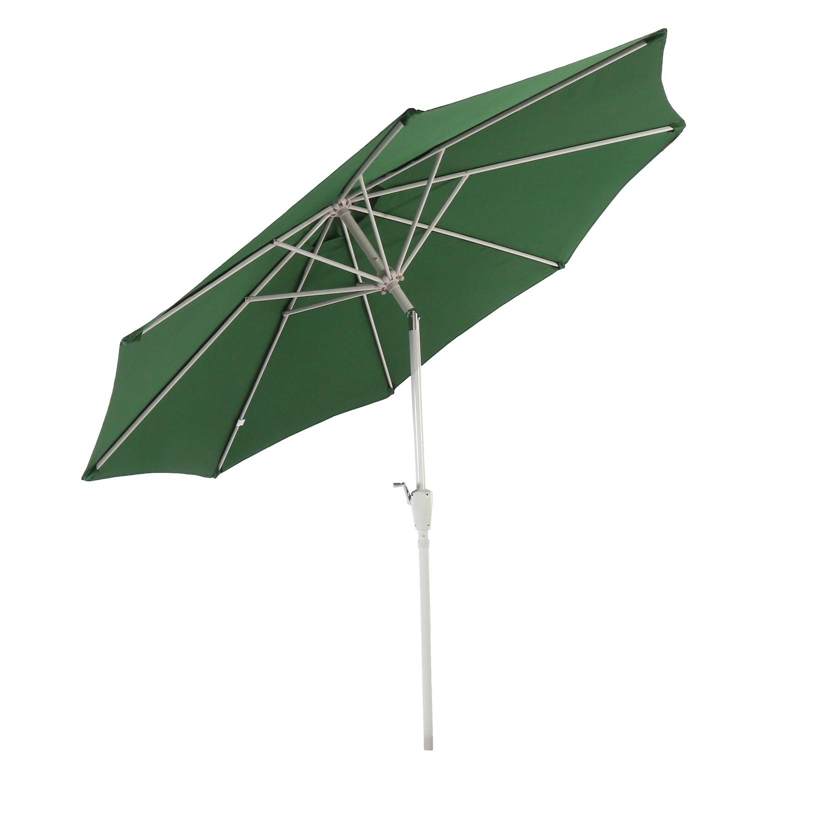 Sonnenschirm Asti, Gartenschirm, Ø 3m neigbar Polyester/Alu 5kg ~ grün