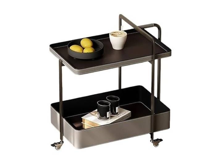 YCCHAH Sofatisch Licht Luxus Schlafzimmer Zimmer Beweglichen Seite Tisch Wohnzimmer Hause Kreative Trolley Dekoration Wohnzimmer-Beistelltisch
