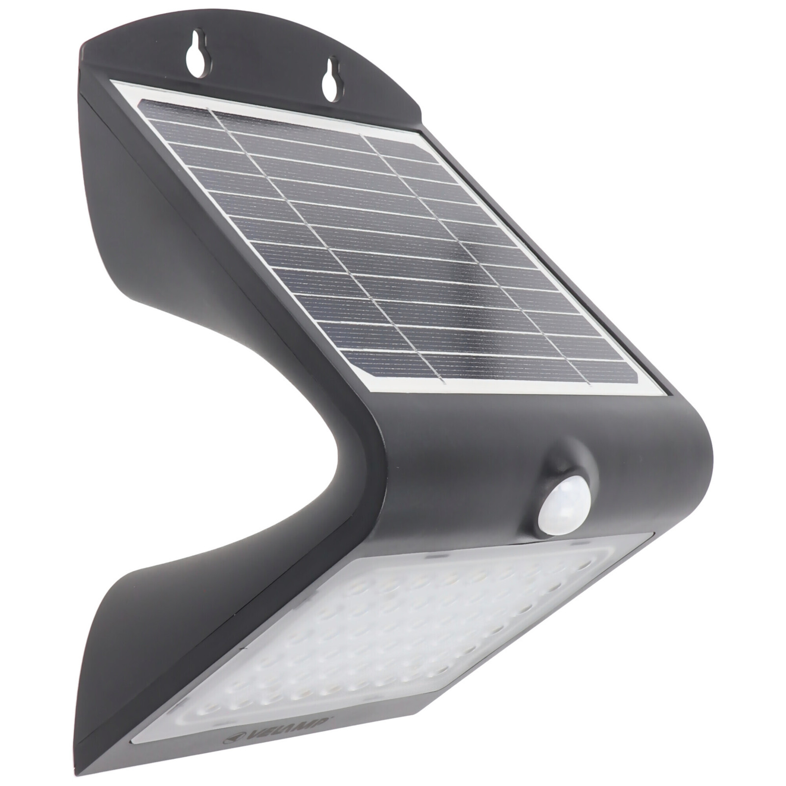 Velamp COLOMBA Zonnepaneelverlichting met 54 + 2 LED's, 500 lumen en bewegingssensor