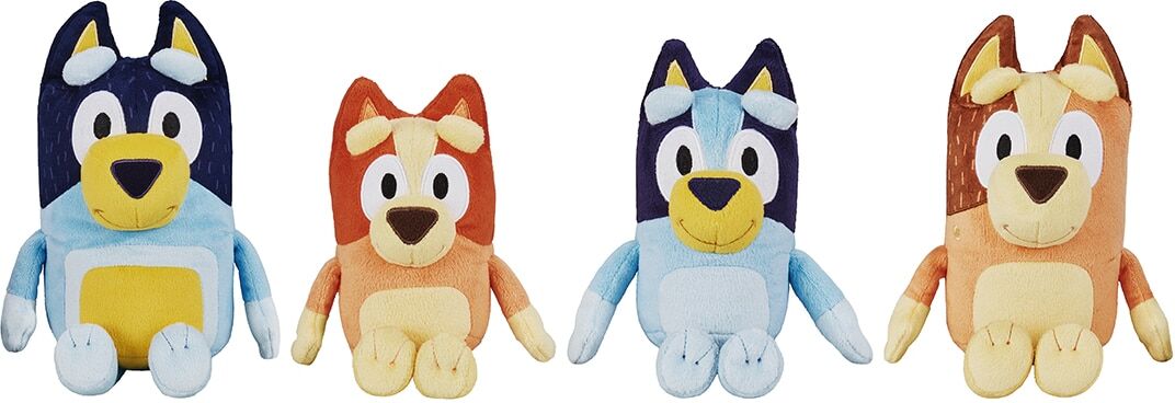 Bluey Pack de 4 peluches Moose.