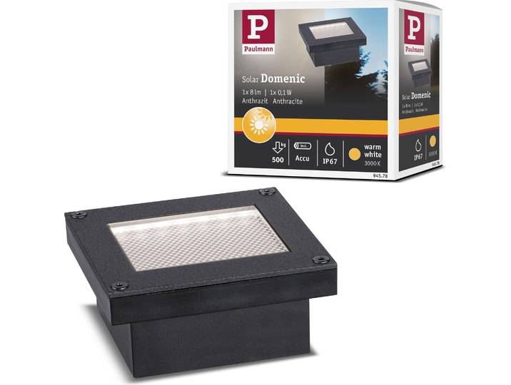 Paulmann Solar LED Bodeneinbauleuchte Domenic