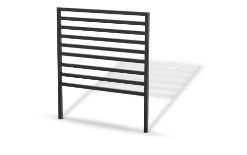 Cozze wandraster 90 cm voor buitenkeuken - Zwart mat gepoedercoat aluminium - Passend bij Cozze Elements