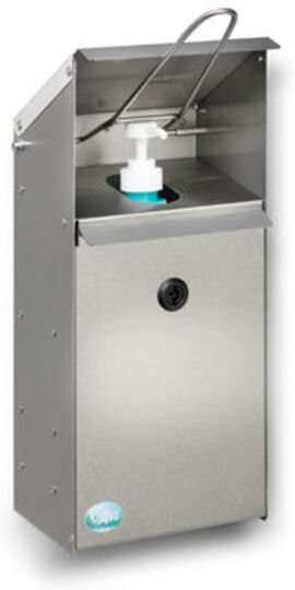 VAR Distributeur de désinfectant pour les mains HDS 41 en acier inoxydable (2070)