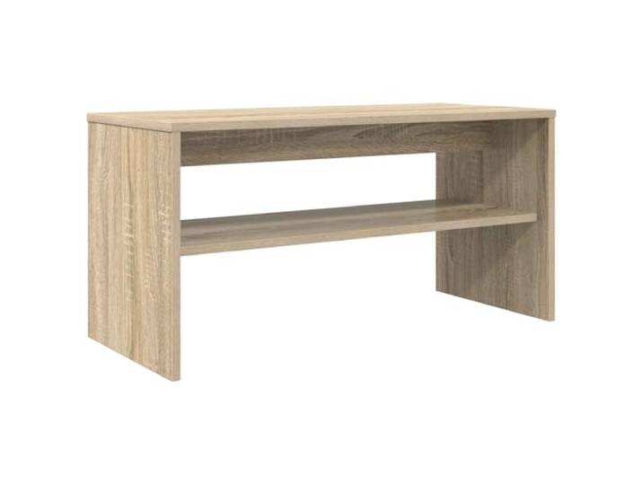 KUPTYERFG TV Lowboard Sonoma-Eiche 80x35x40 cm TV Schrank Holzwerkstoff Kompakter Medienschrank fürs Wohnzimmer und Schlafzimmer, bietet stabilen Platz für Fernseher und Unterhaltungsgeräte.