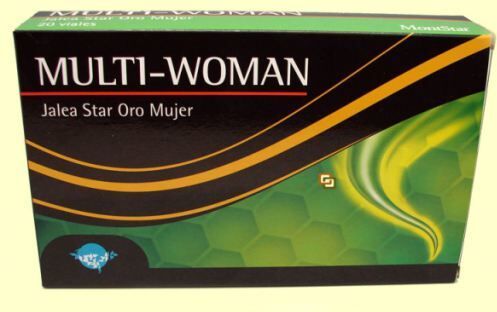 Mont Star Multi Gold Star Woman Jelly 20 Vials