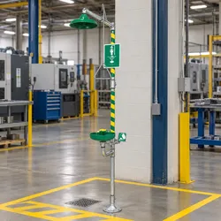 HAWS Freistehende Körper-Notdusche 8320 AXION Höhe 240 cm für allgemeine industrielle Anwendungen