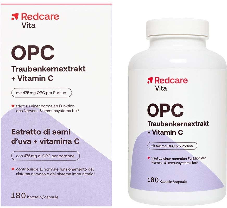 Redcare von Shop Apotheke Opc+Vitamin C RedCare Kapseln 180 St